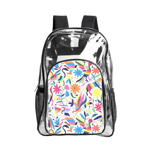 Sac transparent renforcé et étanche grand format animaux Otomi