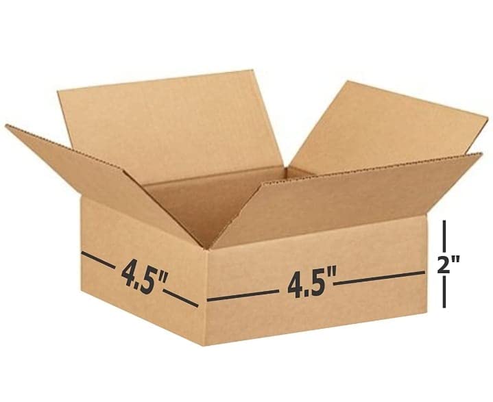 Anmol Packaging 3 ply Brown Corrugated Packing Boxes Size 4.5 * 4.5 * 2 inches Length 4.5 inch Width 4.5 inch Height 2 inch Shipping Box Courier Box Pack of 50 (B0B833N3TD) Amazon Price History, Amazon Price Tracker