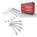 Acouto 12PCS Tool Box Drawer Slide Retaining Clips Replacement for Craftsman Toolbox with Heat Treated Spring Steel 41.2mm 1-5/8in