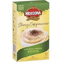 Moccona Strong Cappuccino 10 Individual Sachets 10 Pack