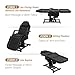 OmySalon Fully Electric Salon Facial Bed Chair, Multi-Purpose Massage Tattoo Lash Waxing Table, Height Backrest Footrest Adjustable, for Beauty Barber Spa, Black