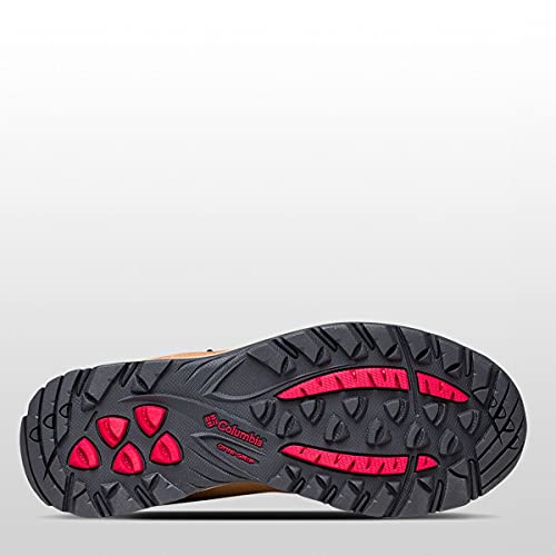 Columbia Women's Newton Ridge Plus Waterproof Amped, Elk/Mountain Red, 10.5