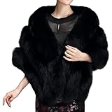 Apparence de haute qualité : mettez en valeur n'importe quelle tenue avec cette magnifique écharpe en fausse fourrure qui peut être portée dans différents styles. Parfait pour compléter votre look pour les mariages, Noël, bals, fêtes et toute occasion spéciale. Démarquez-vous de la foule avec cet accessoire de mode.