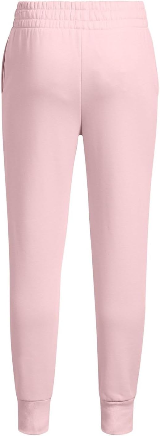 Under Armour Girls Rival Fleece Joggers, (647) Prime Pink / / White, X-Small