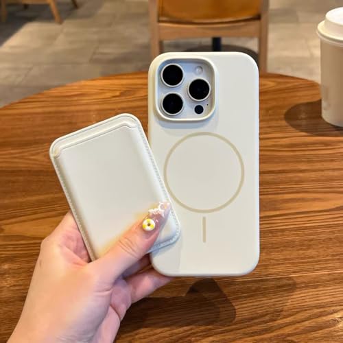 RNOZX For iPhone 16 Pro�p�t�̃V���R�����E�H���b�g�^�X�}�z�P�[�X�z���_�[ �}�O�l�b�g�� 2in1�J�o�[�iFor iPhone 16 Pro�p/�x�[�W���j