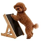 Hunde-Nagelbrett, verstellbare Schleifpapier-Rampe, Nagelkratz-Pad für...