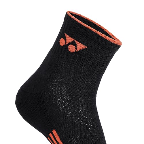 Image of YONEX Quarter Length Performance Sports Socks (Badminton, Running, Gym & Indoor Training), Pack of 3