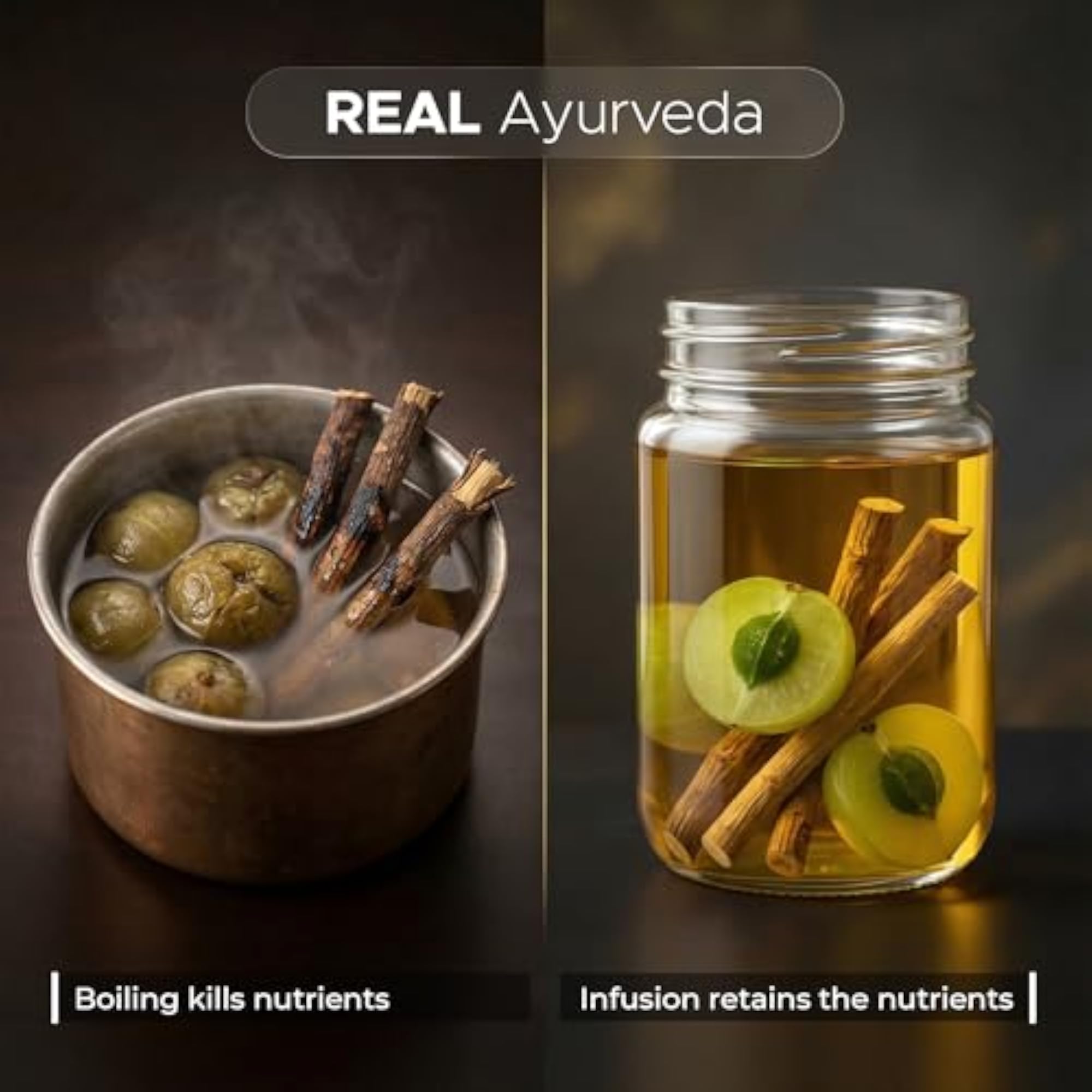 Amla Mulethi, Coconut Shikakai & Lavender Argan Herbal Hair Oil