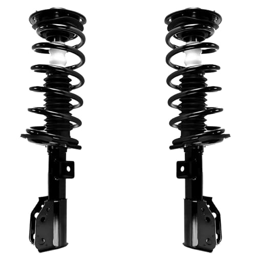 Image of Detroit Axle - 2.4L Front Struts Kit for Chevrolet Equinox 2010 2011 2012 2013 2014 2015 2016 2017, 2 Struts Coil Spring 2 Sway Bars 4 Inner Outer Tie Rods 2 Lower Ball Joints 2 Boots Replacement