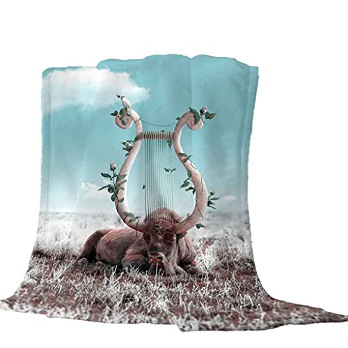 Couverture microfibre douce wapiti de qualité supérieure pour lit et canapé - 5