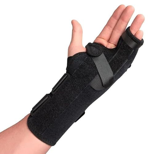Medium Left-Hand Wrist Brace - Ezy Wrap The Boxer Orthopedic Hand & Wrist Brace – Wrist Support Brace For Women & Men – Comfortable Wrist & Hand Wraps W/Finger Splints For Metacarpal Fracture, Sprain, Or Swelling (Black) #TOP3