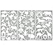 Aleks Melnyk #43 Metal Journal Stencils/Animals/Stainless Steel Stencils Kit 3 PCS/Templates Tool for Wood Burning, Pyrography and Engraving/Scrapbooking/Crafting/DIY