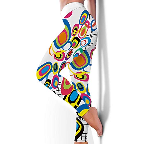 Leggings esportivas para mulheres, estampa de exercícios, calças femininas de levantamento de quadri