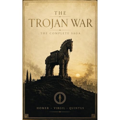 The Trojan War: The Complete Saga (Annotated) Audiolibro Por Homer, Euripides, Aeschylus, Virgil, Quintus of Smyrna arte de p
