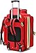 Portable First Aid Kit Bag, Large Capacity Outdoor Emergency Medical Duffle, Trolley