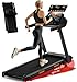 UMAY Walking Pad with 15% Incline, 12KM/H Foldable Treadmill for Home, 136KG Heavy Duty Weight Capacity, Treadmill with Touch Screen & 12 Programs for Fitness