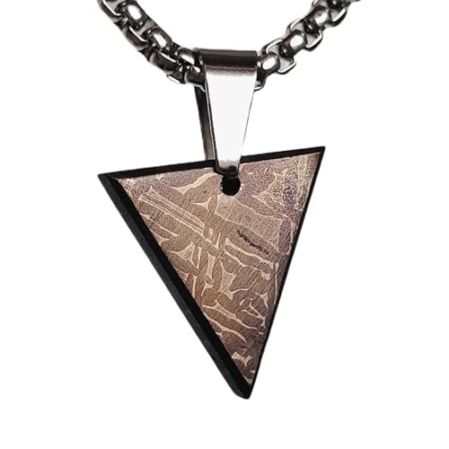 5.3g Muonionalusta meteorite pendant Natural iron meteorite pendant Meteorite slice Collection -LK1463