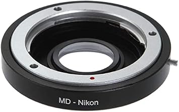 Hersmay Lens Mount Adapter for Minolta MD Mount Lens to Nikn AI F Mount DSLR Camera for Nikon D750,D810, D7500, D7200, D7100, D7000, D5600, D5400, D5300, D5200, D3300, D3200, D90, D4, D3X, D2