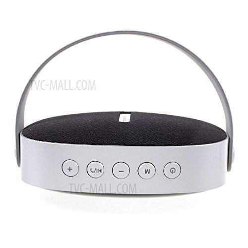 Top view of W-King T6 Mini Bluetooth Speaker with control buttons