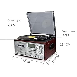 Tourne-Disque, décorations pour la Maison Phonographe en Vinyle Multifonctionnel à Trois Vitesses Bande… - Les Beatles, Paul McCartney, John Lennon, RIngo Starr, George Harrison Tourne-Disque, décorations pour la Maison Phonographe en Vinyle Multifonctionnel à Trois Vitesses Bande… – Image 5