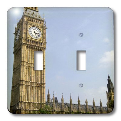 3dRose lsp_82737_2 Big Ben Clock Tower interrupteur double bascule - 4