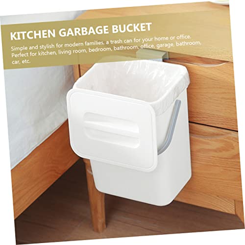 Caneca de basura rectangular para colgar en cocina miniatura 3