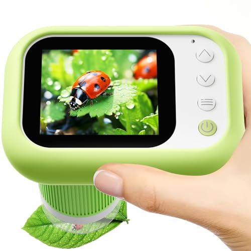 Microscope for Kids Handheld Digital 1000X with Screen