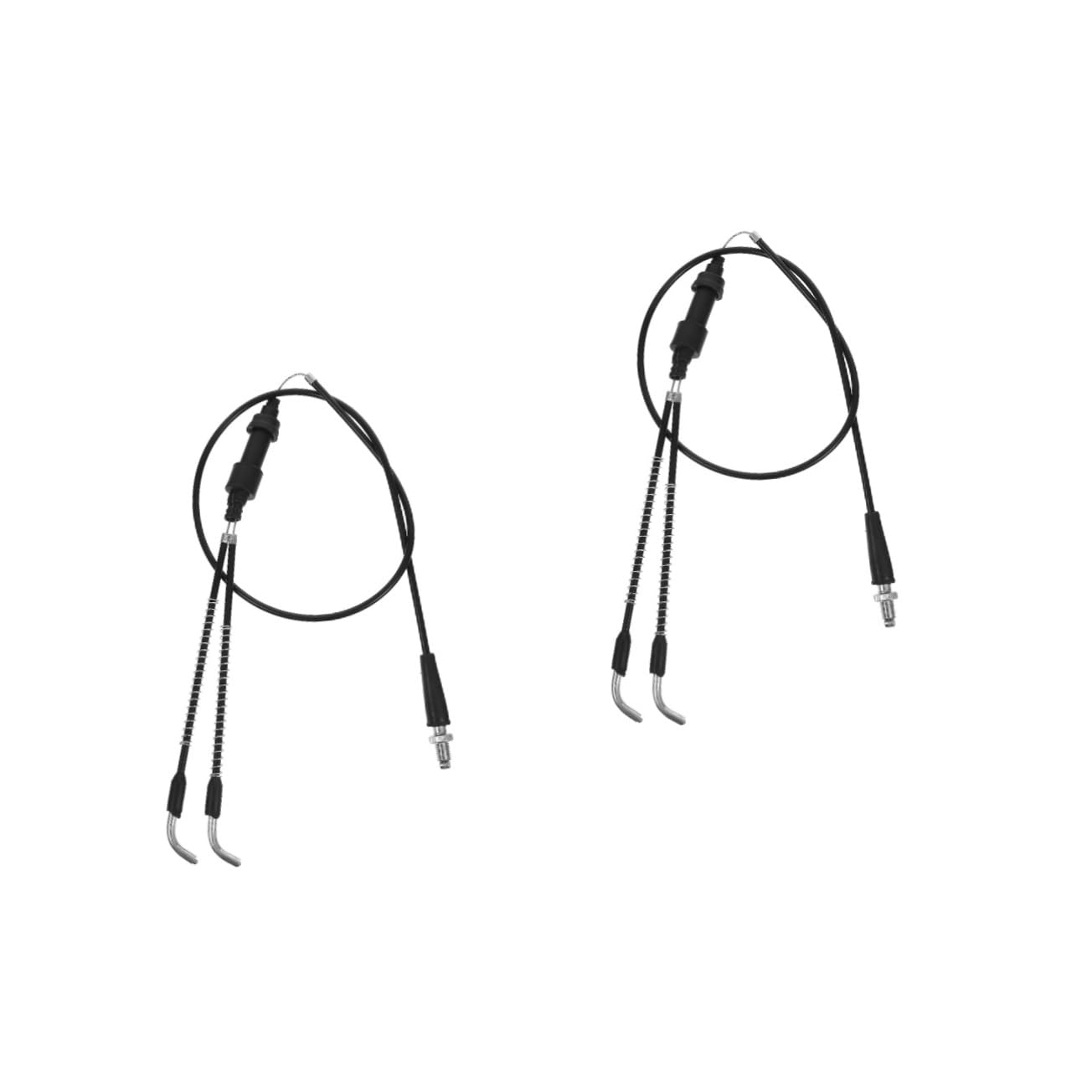 Accesorios de Go Kart PRETYZOOM para renovar el cable del motor con agarre curvo negro de aluminio
