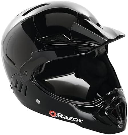 Razor 97878 Child Full Face Helmet, Gloss Black