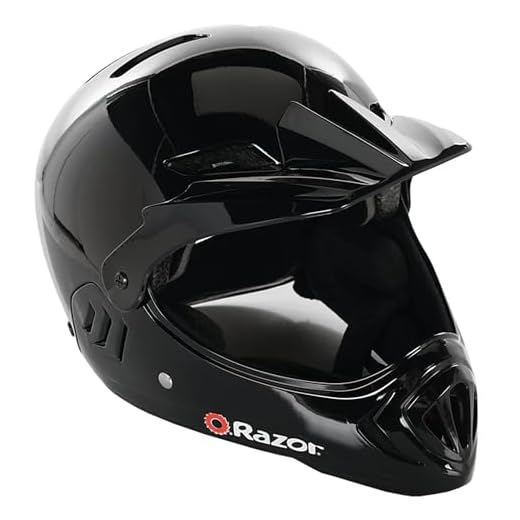 Razor 97878 Child Full Face Helmet, Gloss Black