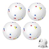 uahpet 2.5inch iRetriever Balls 4Pack for iRetriever Dog Ball Launcher, Tear-Resistant ETPU Dog Chew Toy