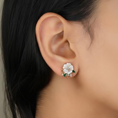 Image of Parasmoni Silver Stud Earrings for Women