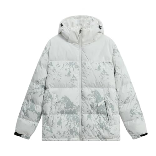 Veste matelassée coréenne homme coupe-vent à capuche manteau chaud hiver