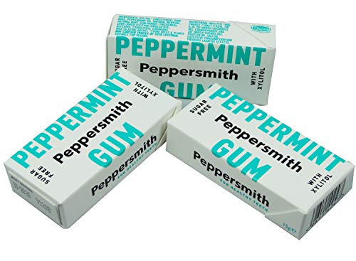 Peppersmith | Peppermint Chewing Gum | 3 x 15g