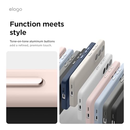 Image of elago Magnetic Silicone Case Compatible with Samsung Galaxy S26 Ultra Case, Compatible with MagSafe Accessories, Protective Cover, Shockproof, Slim, Anti-Scratch Soft Microfiber Lining (Lovely Pink)