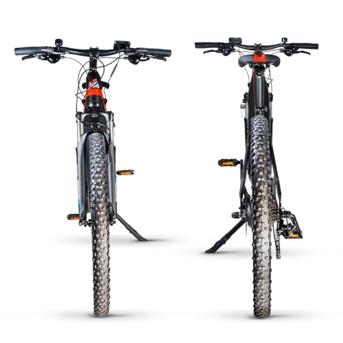 URBANBIKER Vélo électrique Dakota, Noir et Rouge, 27