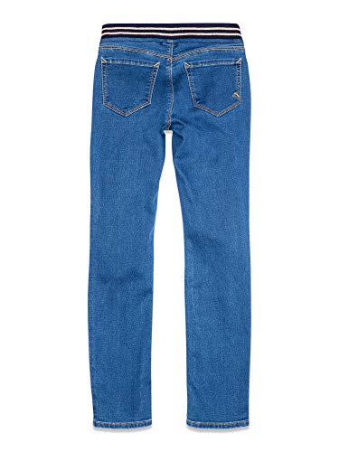 Jordache Girls Be Your Self Rib Knit Waist Skinny Jeans (Medium Enzyme Wash) (5S Slim) #TOP3