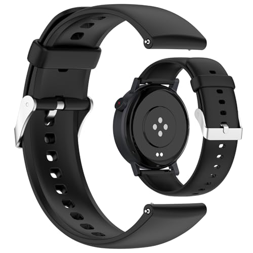 Correa silicona compatible con CMF Watch Pro 2 negra miniatura 2
