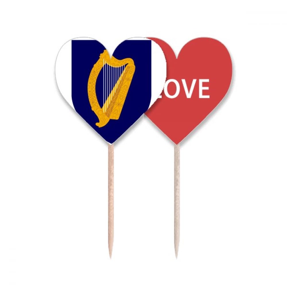 Cure-dents drapeau Irlande pour éviter les amuse-bouches qui se défont sur le buffet