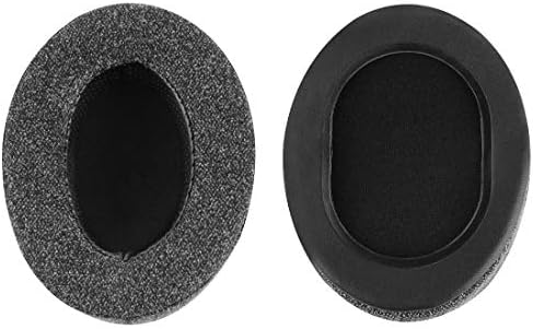 Geekria Comfort Linen Replacement Ear Pads for Audio-Technica ATH-M50XBT, M50xBT2, M50X, M60X, M40X, M30X, M20X, M10X, ATH-ANC9 Headphones, Repair Parts with Video Guide (Dark Grey) - Thumbnail 5