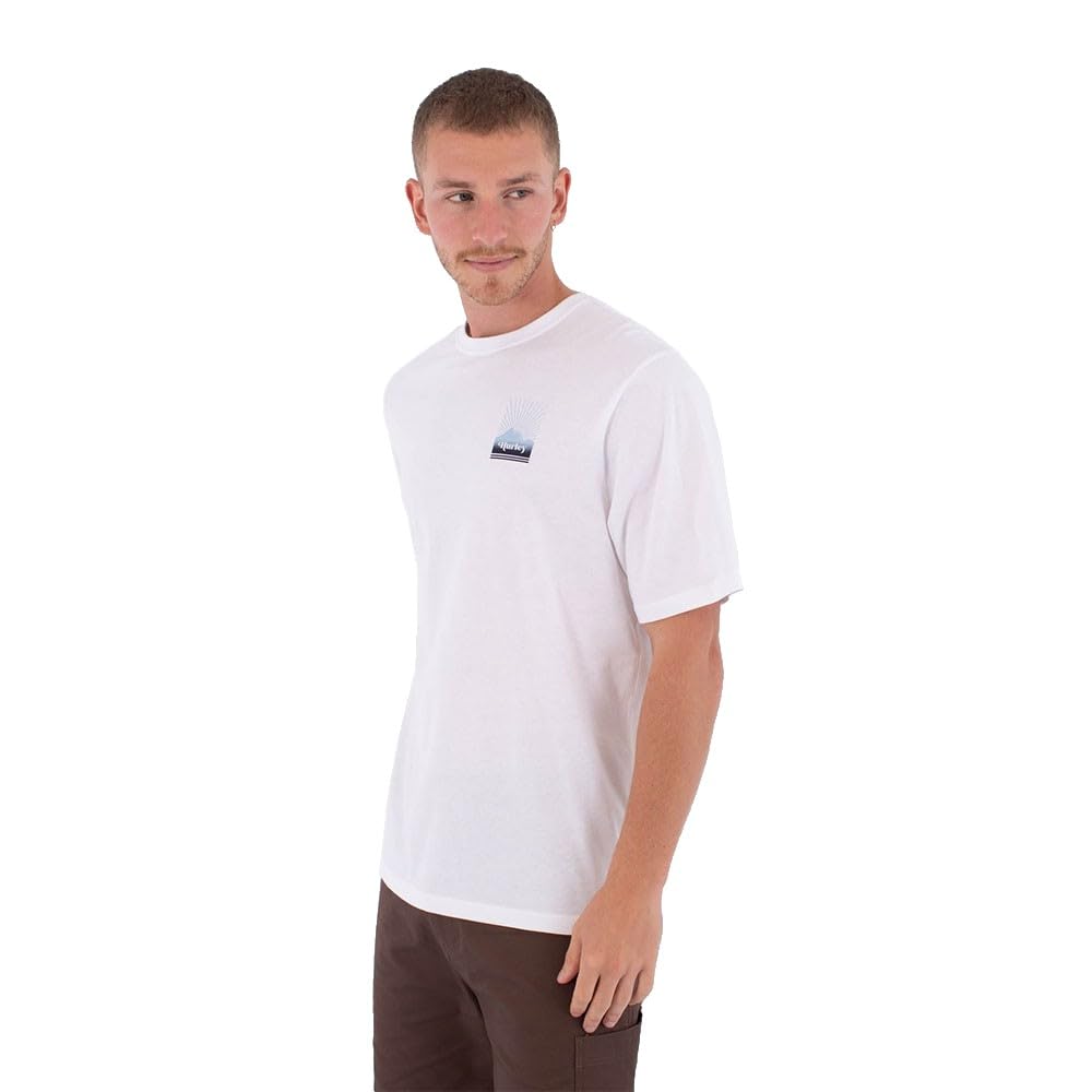 Hurley T-Shirt Short Sleeve Men - Printing Press Surfwar T-Shirt Uomo