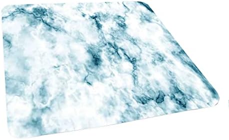 Square fitted Nature tablecloth, Fluffy Cloud Skyline Like Marble Motif Retro Features Art Image Print Elastic edge, Suitable for table decoration, buffet and camping, Fit for 42"x42" square table