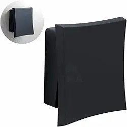 Acabamento para Válvula de Descarga Hydra/Docol Luxo em Metal Abaulado Preto Fosco, Compatível com Deca, Hydra e Docol, Tampa Metálica com Suporte em ABS e Parafusos de Instalação Inclusos