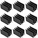 9PCS Aluminum Heat Sink 25 * 16.5 * 16MM Heatsink Cooler with Pin for TO-220 IC Mos Cooling IC Slug Electronic Components