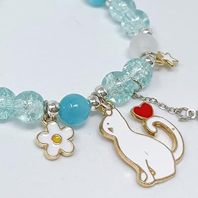 Wrapables Friendship Beaded Enamel Charm Bracelet