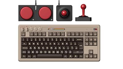 8Bitdo Teclado mecánico retro, teclado para juegos Bluetooth/2.4G intercambiable en caliente con 87 teclas, doble súper tecla y súper stick para Windows y Android, distribución ISO del Reino Unido | Ya disponible en tu tienda friki favorita! En mundofriki.es!