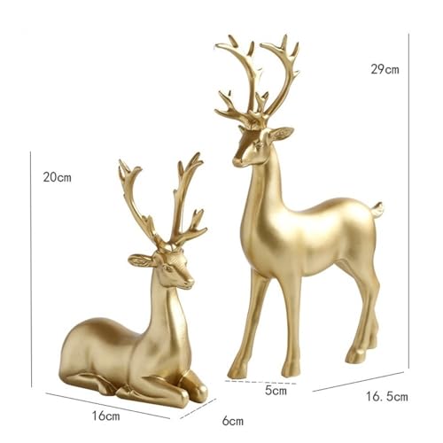 Statue ornementale de luxe pour salon et meuble TV - 3