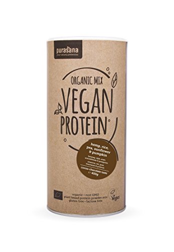 Mix Vegan proteines lunares/Arroz/cáñamo/Semillas de girasol/Semillas de calabaza/Chocolate bio 400 g