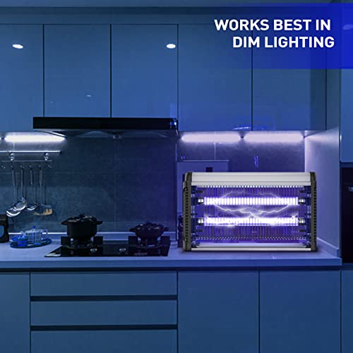 Imirror Electric Bug Zapper, Indoor Insect Killer With Replacement Bulbs, Fly And Mosquito Killer, Easy To Clean, With Electric Circuit No-Load Protection (2 Pack) #TOP2
