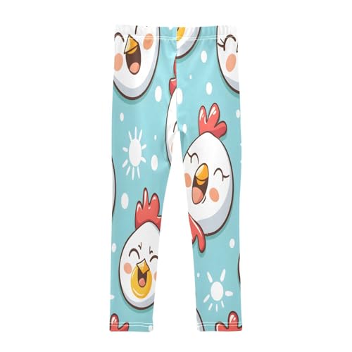 Bolaz Toddler Girls Leggings Printed Yoga Pants Leggings Chicken Face for Kids2